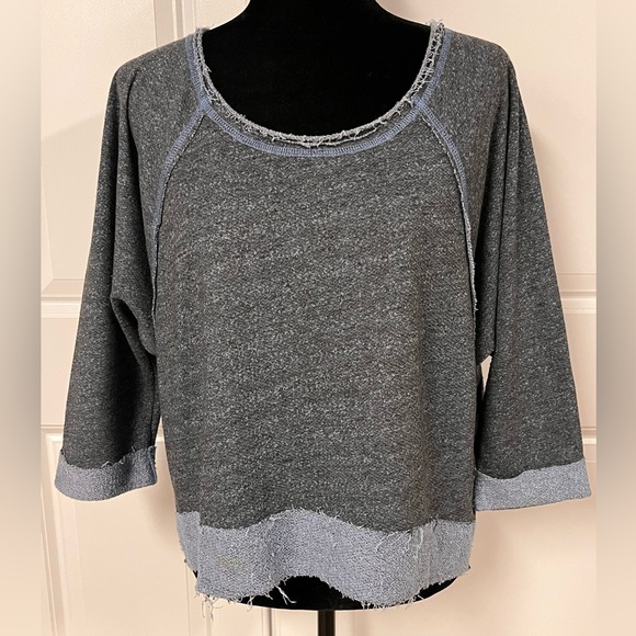 Bar III Tops - bar lll Raw Edge Sweatshirt Top